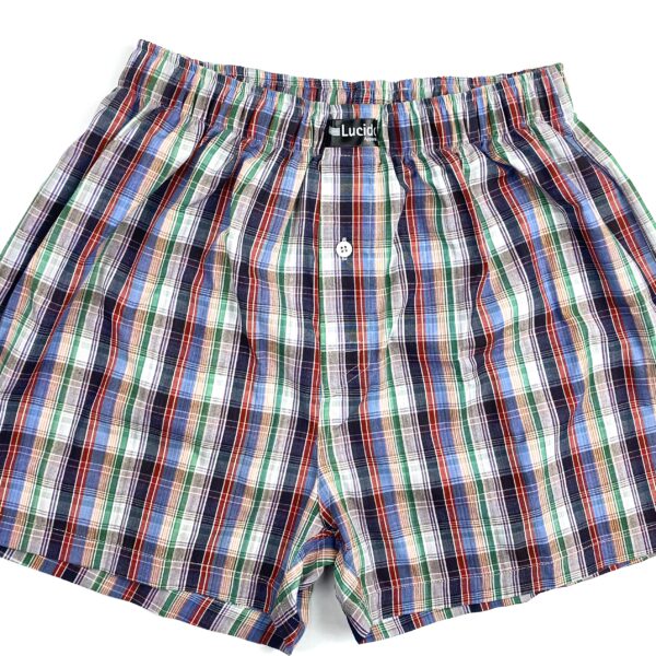 Chequered Woven Boxer Shorts