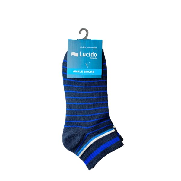 Ink Blue Color Ankle Socks
