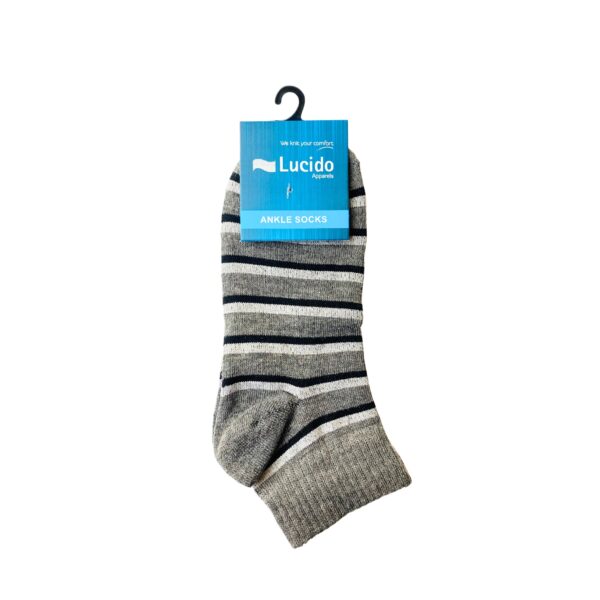Charcoal Color Ankle Socks