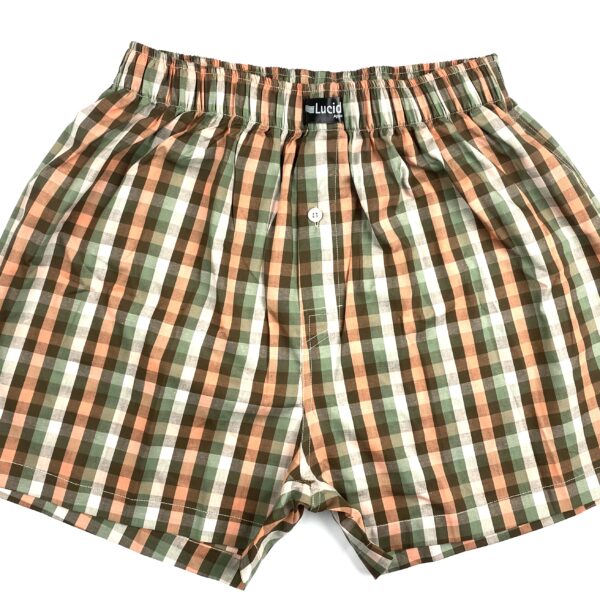 Small Chequered Woven Boxer Shorts